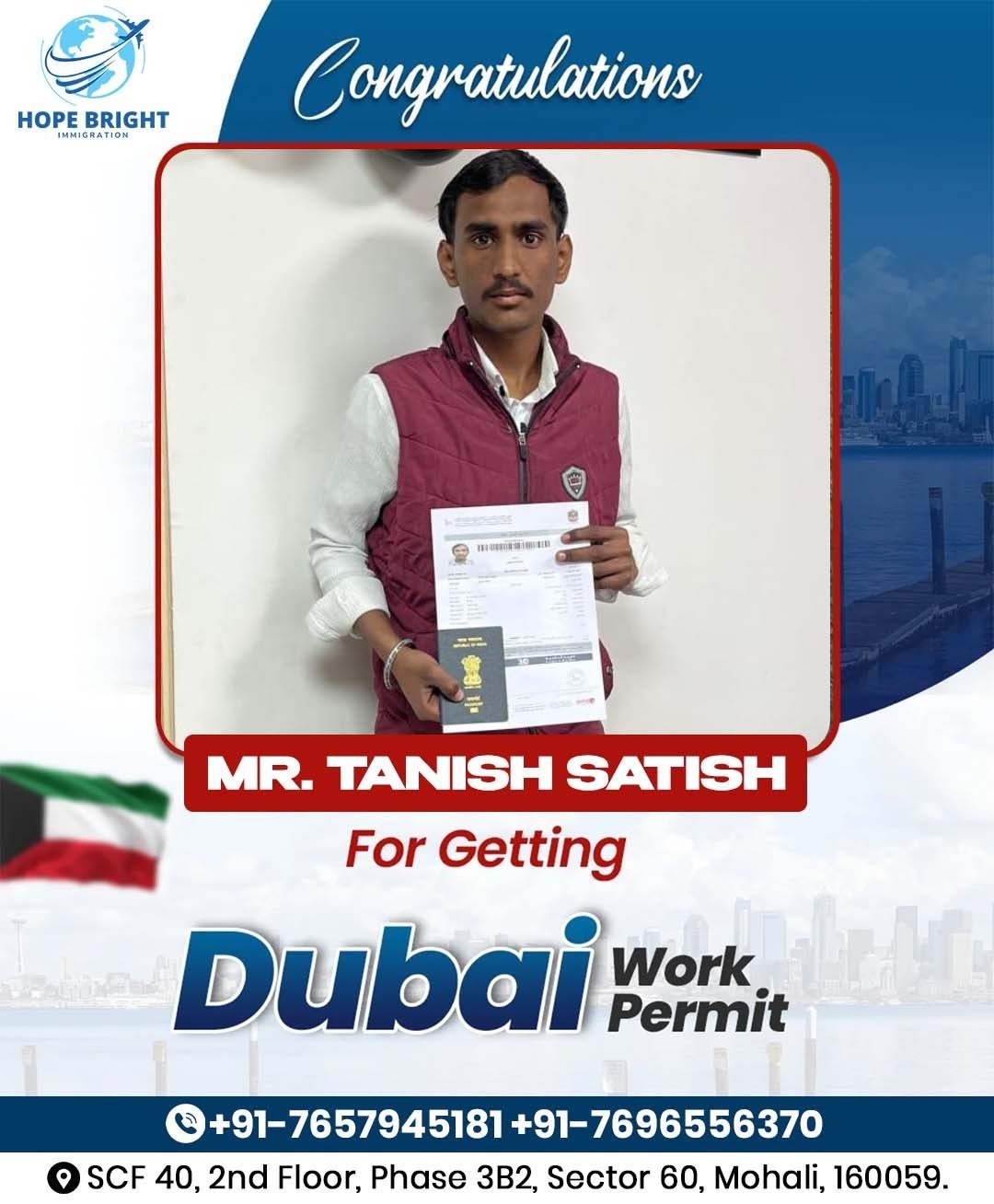 Client Testimonial & Visa Approval
